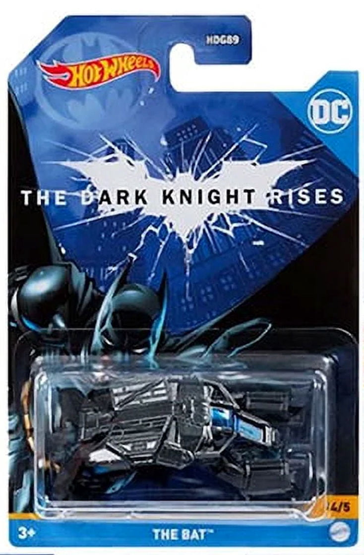 Mattel Hot Wheels Batman Theme DC Comics Series Diecast Model Play Vehicle Set, 3+ Yrs, 5 Count