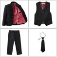 thumbnail image 3 of Lycody Boys' Suits 4 pieces Formal Tuxedo Slim Fit Boys Suit Set for Wedding Outfit Teen Boy Dress Clothes, 3 of 6