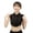 Black, variant on Women's Striped Detachable Half High Collar Fashion Fake Collar for Sweater Dress Top