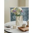 thumbnail image 5 of 1pc Crinkled Paper Bag Shaped Creative Ceramic Vase For Illustration, Decoration, And Display, 5 of 5