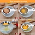 Egg separator Egg Yolk white separator tool food grade 304