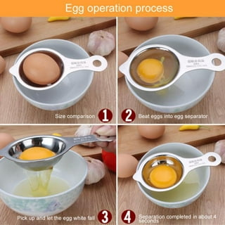  3Pcs Egg Yolk Separator Kitchen Tools - Egg Separator Tool Egg  Yolk Remover Cool Gadget Egg Cutter Egg White Separator - Cute Kitchen  Gadgets Egg Whites Liquid Egg Yoke Separator Egg