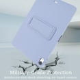 thumbnail image 5 of Case for iPad Air 4th 2020 / Air 5th 2022 / Air 11" 2024 / Air 11" 2025, Soft TPU Back Cover with Adjustable Kickstand Kids-Friendly Scratch-Resistant Anti-Fingerprint Drop Protective, Lightpurple, 5 of 7