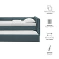 thumbnail image 3 of Modway Veyla Channel Tufted Performance Velvet Twin Daybed With Trundle in Blue, 3 of 10