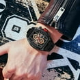 thumbnail image 4 of Men's Watches Luxury Sport Quartz Men's Quartz Watch Waterproof With Luminous Hands Chronograph Wristwatch Silicone Strap, 4 of 6