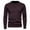 Wine, variant on JHLZHS Corduroy Jacket Men Casual Men's Sweater with Solid Color Round Neck Brown Leather Jacket 756