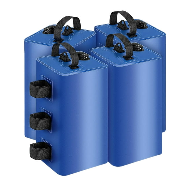 Youkk 4pack/lot Water-resistant Tepee Weights For Outdoor Umbrella Base Easy To Install Durable blue 10L