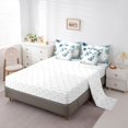 thumbnail image 3 of Manfei Watercolor Killer Whale 7 Pieces Full Size Bedding Sets,Cute Ocean Animal Full Size Bed in a Bag,Green White,Reversible, 3 of 8