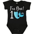 thumbnail image 3 of Inktastic 1st Birthday Mermaid Party Girls Baby Bodysuit, 3 of 5