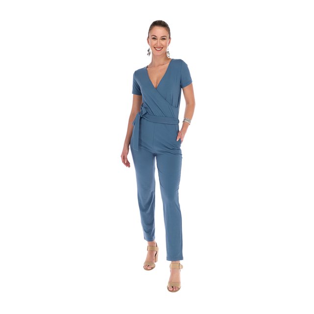 Alysh Jumpsuit Escote en V Alysh T96007/Contemporáneo/Jumpsuit