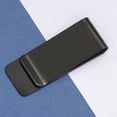 thumbnail image 1 of Pinza para corbata de traje de estilo simple de acero inoxidable con espejo, clip para billetera con láser brillante, 1 of 6