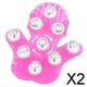 thumbnail image 1 of 2x ador Corporal de 9 Rodillos Del Estrés Muscular Estimula La Circulación Sanguínea 2 piezas, 1 of 8