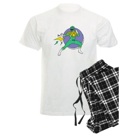 

CafePress - Green Ranger Lightning Bolts - Men s Light Pajamas