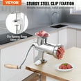 thumbnail image 2 of Picadora de carne manual VEVOR, todas las piezas de acero inoxidable, picadora d, 2 of 9