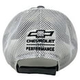 thumbnail image 3 of GM Chevrolet Chevy Men's Officially Licensed Embroidered Logo Trucker Hat Cap - Gray/White, 3 of 6