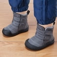 thumbnail image 2 of Cyiecw Toddler Baby Snow Boots Winter Shoes Boys Girls Cold Weather Baby Faux Fur Shoes, 2 of 6