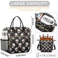 thumbnail image 5 of Skull and Blood Gothic Pattern Insulated Leakproof Lunch Box for Women, Large Lunch Bag for Tween Teen Adult, Loncheras Para Mujer for Work Beach Travel Picnic Camping, 5 of 6