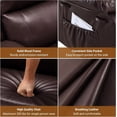 thumbnail image 4 of Power Lift Recliner Chair with Massage, Classic Single Sofa Lounge Chair with 2 Cup Holders Side Pocket, PU Leather Electric Lift Chair for Elderly, 4 of 7