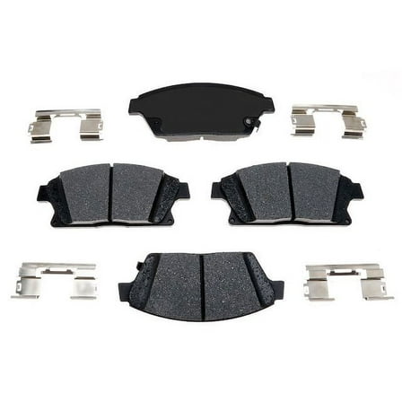 Front Brake Pad Set - Compatible with 2015 - 2017 Chevy Trax 2016