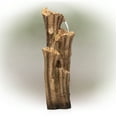 thumbnail image 3 of Alpine Corporation 47-Inch 3-Tier Cascading Tree Bark Fountain with 3 LED Lights, 3 of 11