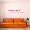 thumbnail image 1 of Spanish Wall Decals for Girls Bedroom - Siempre da lo mejor de ti, y lo mejor vendrá Do Your Best Quote Typography in Spanish Home Wall Sticker - Size: 30 In x 9 In, 1 of 5