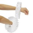 thumbnail image 1 of Muñequeras con victorianos, accesorio de disfraz, conjunto desmontable, accesorios, de vestir para Cosplay, corte, Halloween, , , blanco Macarena muñequera de traje, 1 of 7