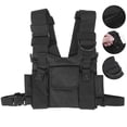 thumbnail image 3 of Bolsa frontal para el pecho para walkie-talkie, bolsa táctica para exteriores, bolsa de transporte, bolsa de almacenamiento, 3 of 12