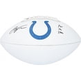 thumbnail image 2 of Jonathan Taylor Indianapolis Colts Autographed Franklin White Panel Football with "For The Shoe" Inscription - Fanatics Authentic Certified, 2 of 3