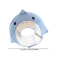 thumbnail image 3 of Collar de recuperación suave y ajustable para gatos y perros pequeños: collar isabelino transpirable para protección postoperatoria, dos estilos de uso para la alimentación, cono de recuperación de m, 3 of 6
