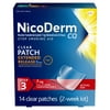Nicoderm CQ Clear Nicotine Patch, Stop Smoking Aid, 7 mg, 14 count