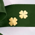thumbnail image 3 of Ross-Simons Italian 14kt Yellow Gold 4-Leaf Clover Earrings, Women's, Adult, 3 of 5
