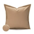 thumbnail image 2 of Nvzi Throw Pillow Cover 18x18 Decorative Cushion Case Farmhouse Pillowcase Modern Pillow Covers for Sofa,Couch, Living Room, Beige, 2 of 5
