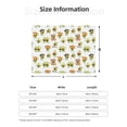 thumbnail image 5 of Yiaed Kawaii Mexican Avocado Print Blanket Throw Blanket Soft Cozy Flannel Blanket for Home Bed Sofa Couch Chair-60"x50", 5 of 6