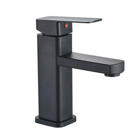 

Effectively Filter Bathroom Family Basin Faucet Black 1pcs Stainless Steel