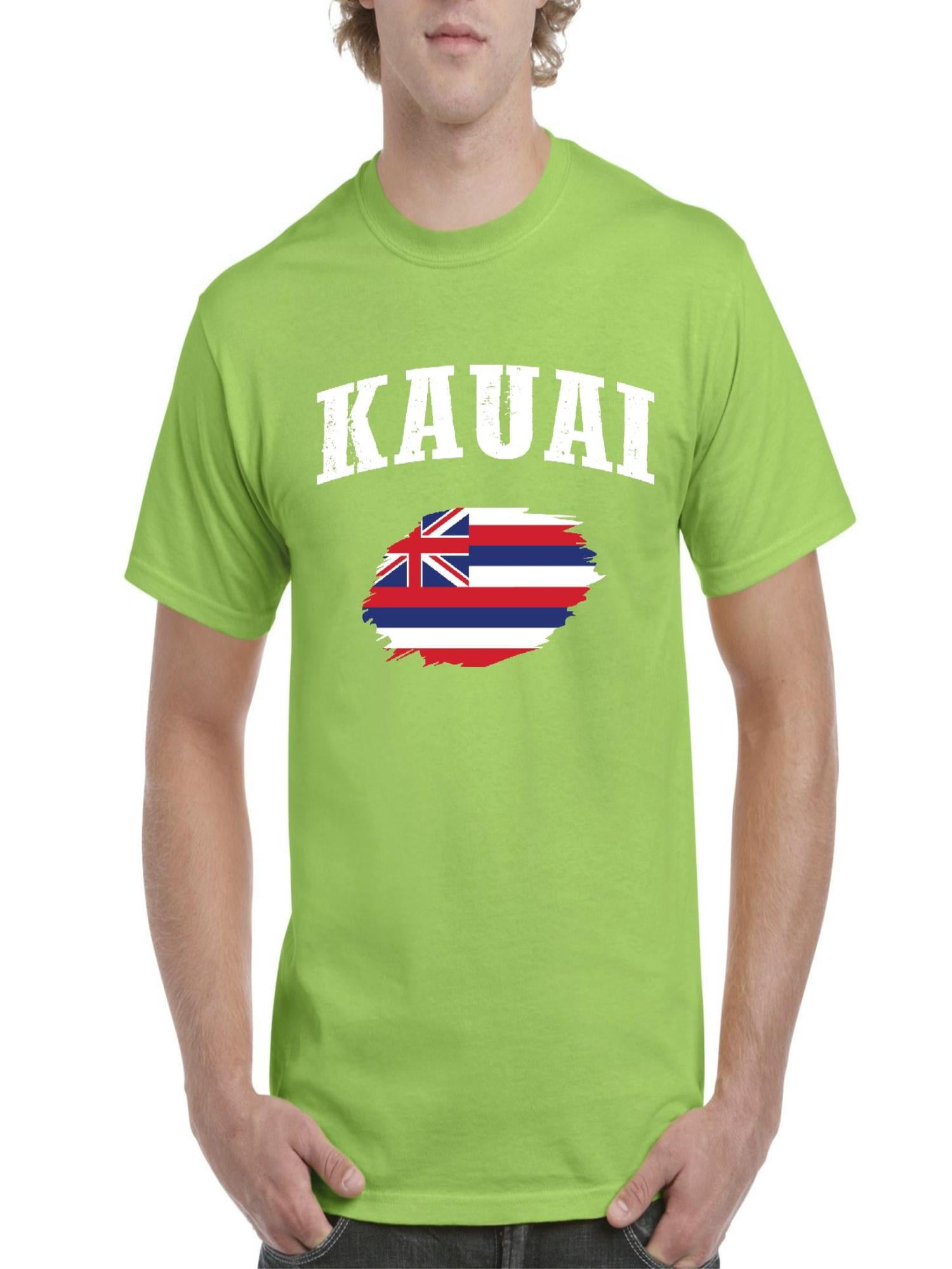 Normal is Boring Mens Hawaii Flag Kauai Short Sleeve TShirt