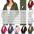 thumbnail image 4 of Womens Hiking Jacket Full Zip Hooded Water Resistant Long Sleeve Outdoor Windbreaker Rain Jacket, 4 of 9