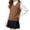 Brown, variant on XRoczxe Kids V‑Neck Knit Vest, Unisex Boys Girls Solid‑Color Sleeveless Sweater Vest, Preppy School Casual Layering Tank Top