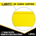 thumbnail image 5 of US Cargo Control E Track Ratchet Strap With Spring E Fittings and Wire Hooks - 2 Inch X 12 Foot Yellow E Track Strap - Easily Secure Cargo In A Van, Truck, Or Trailer, 5 of 7