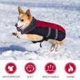 thumbnail image 7 of Kuoser Dog Winter Coat with Plush Collar, Waterproof&Windproof Pet Warm Jacket with Harness Hole, Reflective Puppy Cold Weather Vest, Cozy Pet Fleece Lined Outdoor Clothes for Small Medium Large Dogs, 7 of 7