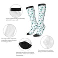 thumbnail image 6 of Balery Sea Turtle Printed Novelty Socks Men's Women's Crew Socks Sports Socks Knee High Socks Cotton Socks Quirky and Cool Socks, 6 of 9