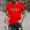 thumbnail image 1 of Sweatshirt 3D Casual Retro Pattern Series Men's T-shirt, 1 of 2