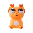 thumbnail image 3 of Juguete de dragón CUTICAT de ojos grandes Naranja Bola para apretar, 3 of 8