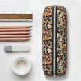thumbnail image 6 of Uemuo Skulls1 Printed Leather Pencil Case, Pencil Pouch, Portable Pencil Bag, Pen Case for& Office, 6 of 7