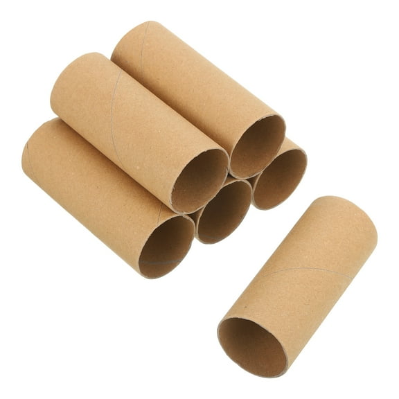 Uxcell 6 Pack Cardboard Tubes,Toilet Paper Rolls Corrugated Roll,3.94x1.58",Brown
