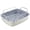 White & Gray, variant on KITESSENSU Nonstick Turkey Roasting Pan with Rack 17"x14", Large Chicken Roaster Pan for Oven - Wider Handles & Heavy Duty Construction - Suitable for 24lb Turkey, Gray