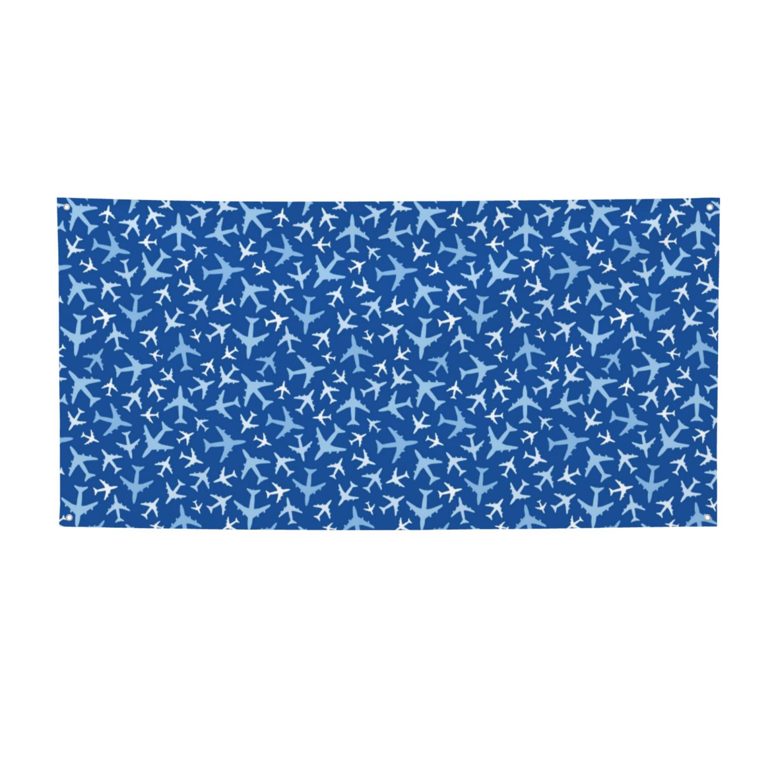 Picia Airplanes in the Sky Pattern Party Banner, Festive Decoration, Holiday Banner, Celebration Decor, Event Banner, Reusable Party Banner-Medium