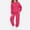 Hot Pink, variant on Eltusu Girls Winter Outfit Sets, Elastic Waist Long Sleeve Sports Thermal Hoodies and Sweatpants Sets Light Blue Size 2-13T