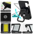 thumbnail image 4 of Small Flashlight 1000Lumens Keychain Flashlights USB Rechargeable Mini LED COB Flashlight with 3 Modes Portable Pocket Light with Folding Bracket Bottle Opener for Camping Walking, 4 of 9