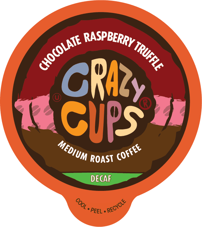 Chocolate Raspberry Decaf Flavored Coffee by Crazy Cups