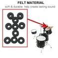 thumbnail image 4 of Almohadillas de Platillos de Tambor Jadeshay 10 Piezas de Fieltro Color Negro, 4 of 8